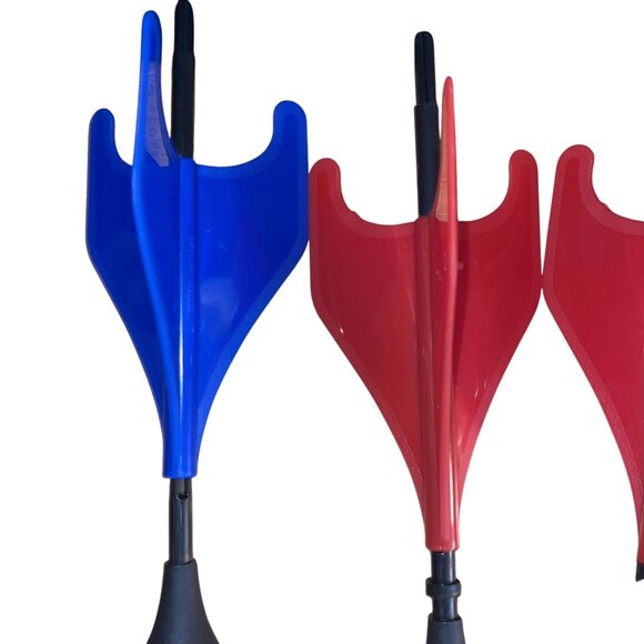 Lawn Darts Set Of 4 In Blue & Red With Weighted Tips For Outdoor Games - Picture 5 of 14